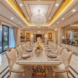 opulent dining room design